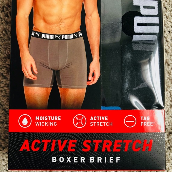 NWT Puma 4 Pack Premium Boxer Briefs Various Colors Size Medium & Large - Picture 4 of 7